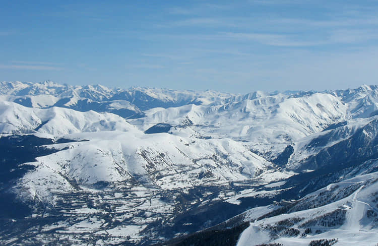 Valle de Aure - estación de esqui de saint Lary -