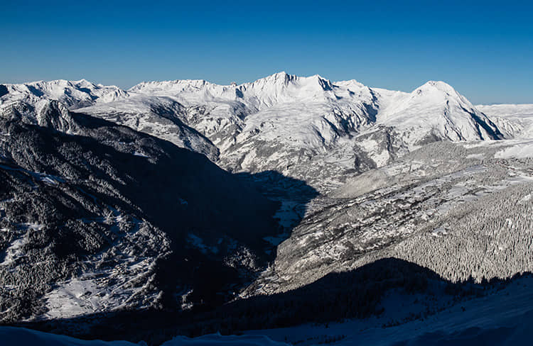 Valle de Tarentaise - estación de esquí de Tignes -