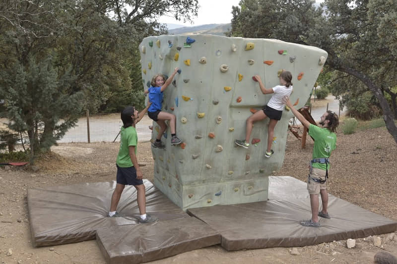 escalada con niños