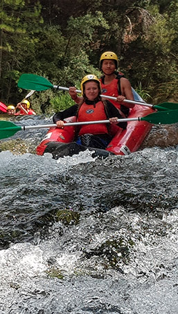 Canoa Rafting en el Alto Tajo