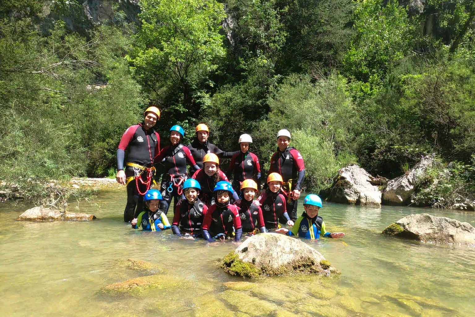 Barranquismo iniciación familiar - Ordesa-Sobrarbe