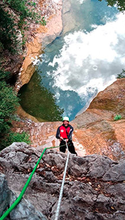 Descenso barrancos en Cuenca