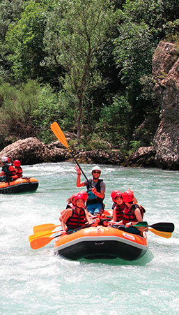 Rafting en el río Esera