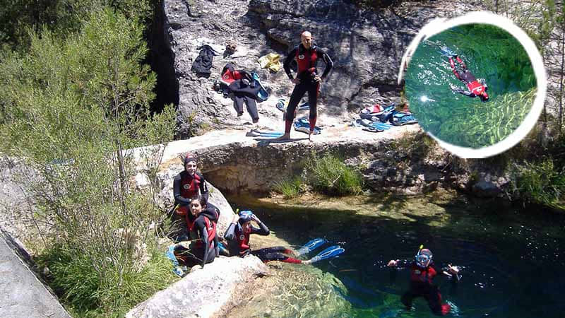 Snorkel en el Alto Tajo