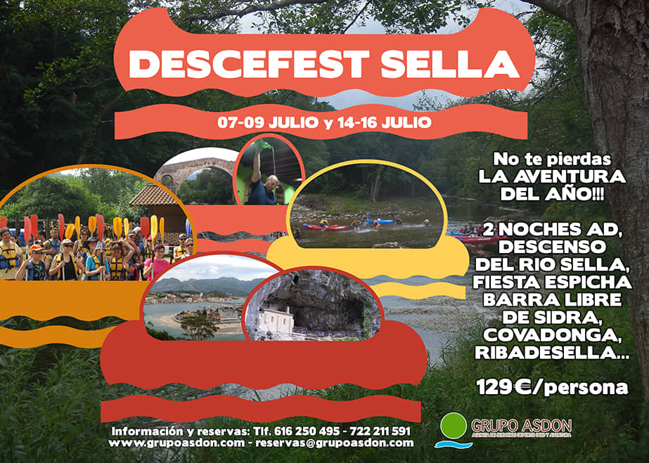 07 - 09 Julio - Fiesta en Cangas de Onis y descenso del rio Sella. 
