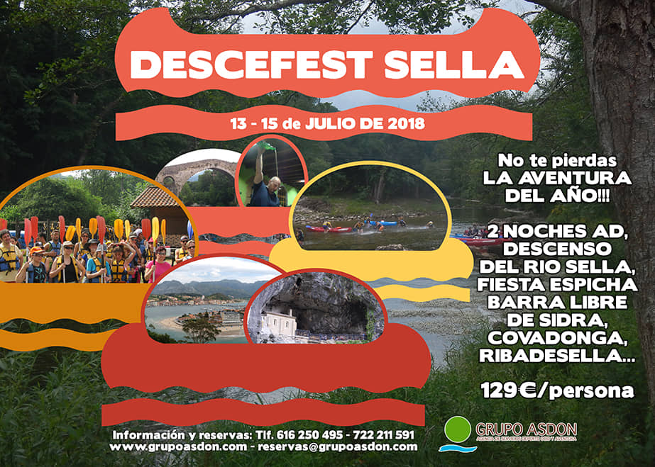 13 - 15 de Julio - Fiesta Espicha en Cangas de Onis y descenso del rio Sella.