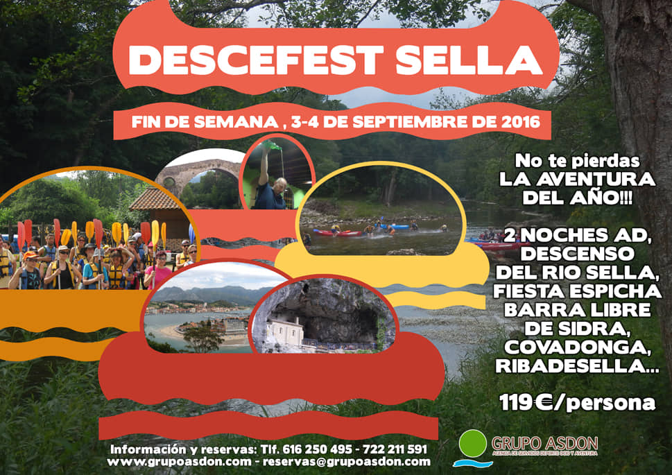 03 - 04 Septiembre - Fiesta en Cangas de Onis y descenso del rio Sella. 