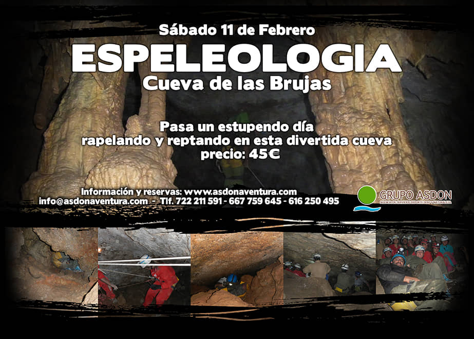 11 de Febrero de 2017 - Espeleología en la cueva de las Brujas