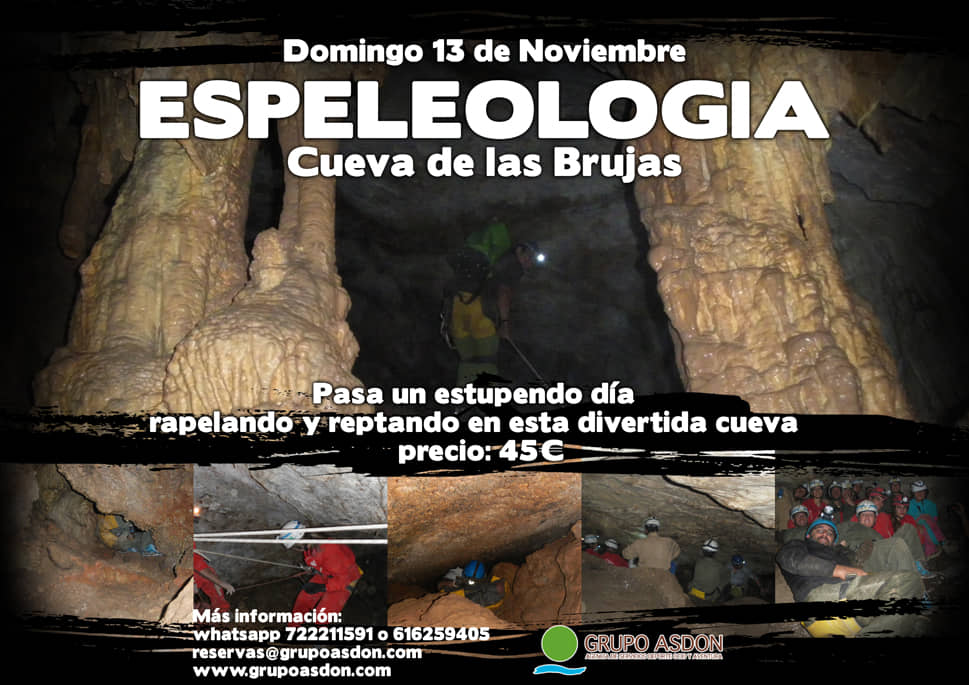 13 de Noviembre de 2016 - Espeleología en la cueva de las Brujas