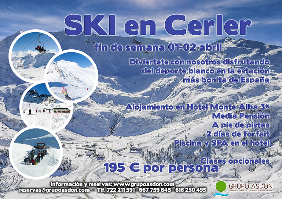01-02 de Abril de 2017 - Fin de semana de esqui en Cerler.