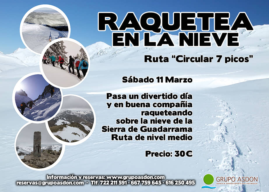 11 de marzo 2017 - Raquetas de nieve nivel medio "Navacerrada". 