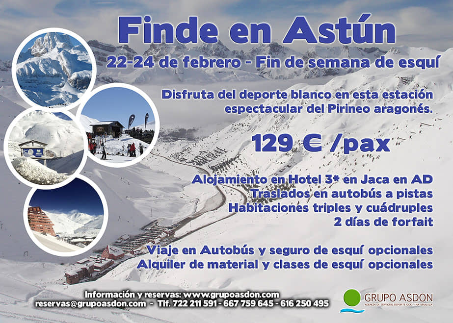 22-24 de Febrero de 2019 - Fin de semana de esqui en Astún