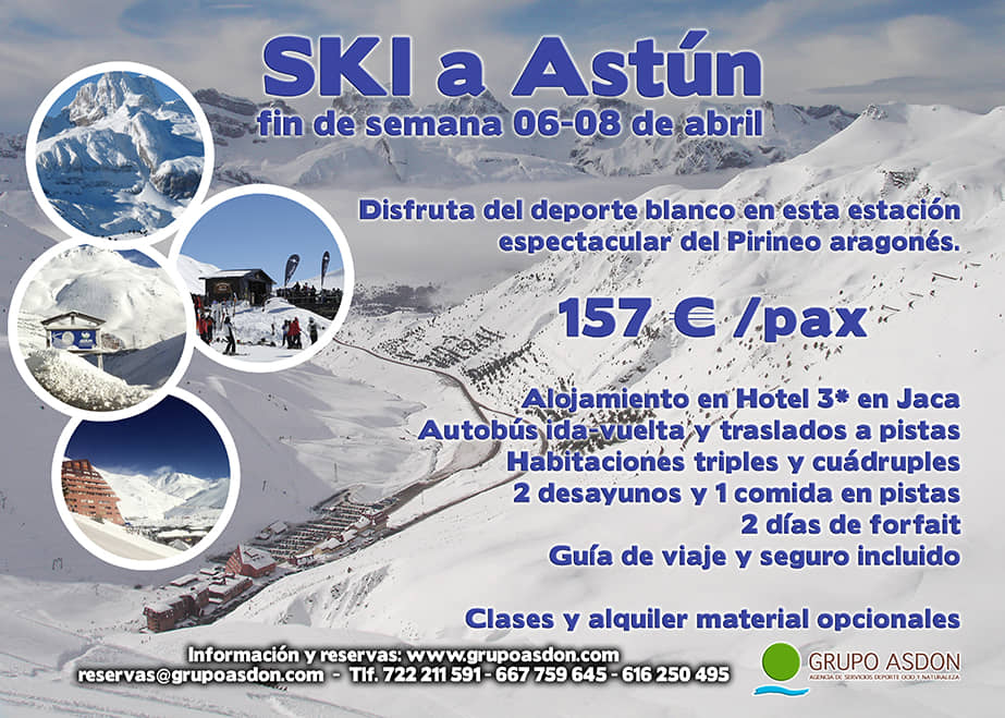 09-11 de Marzo de 2018 - Fin de semana de esqui en Astún.