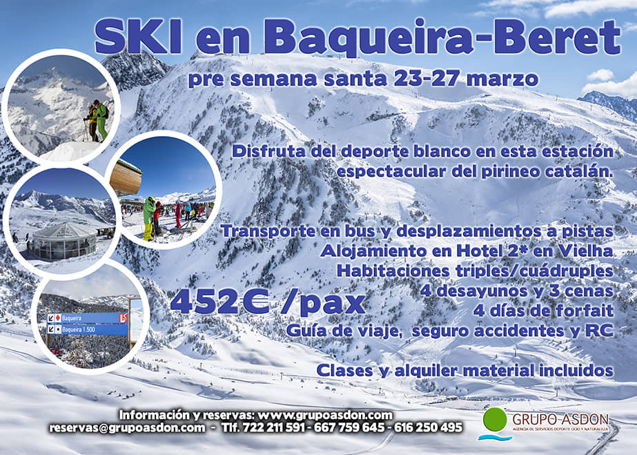 23-27 de Marzo - Semana Santa de esqui "Low cost" en Baqueira.