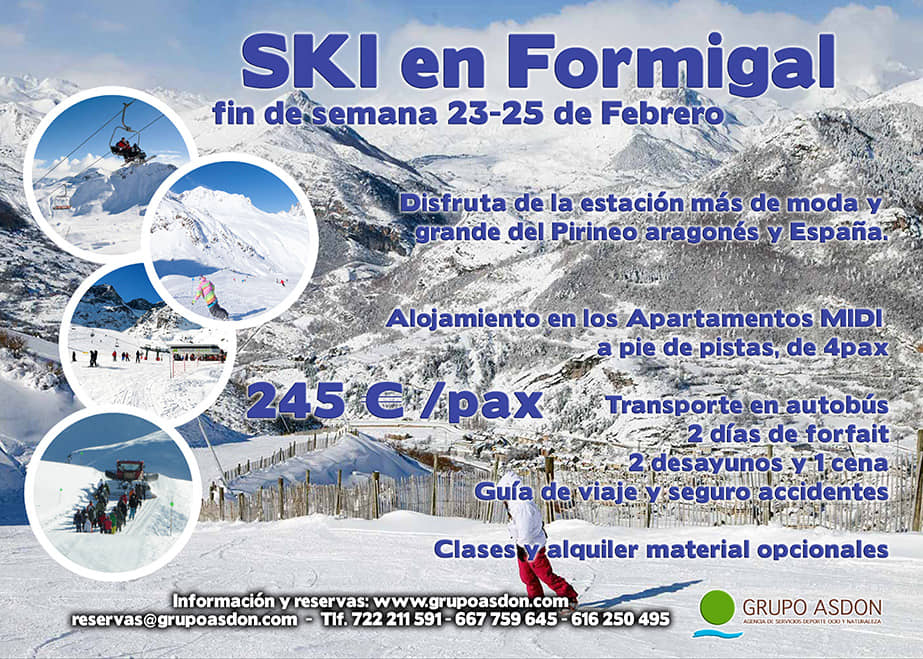 23-25 de Febrero - Fin de semana de esqui en Formigal.