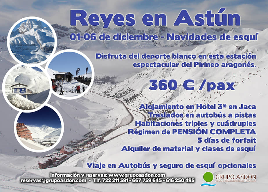 01-06 de Enero de 2019 - Reyes de esqui en Astún.